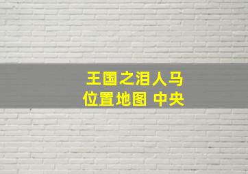 王国之泪人马位置地图 中央